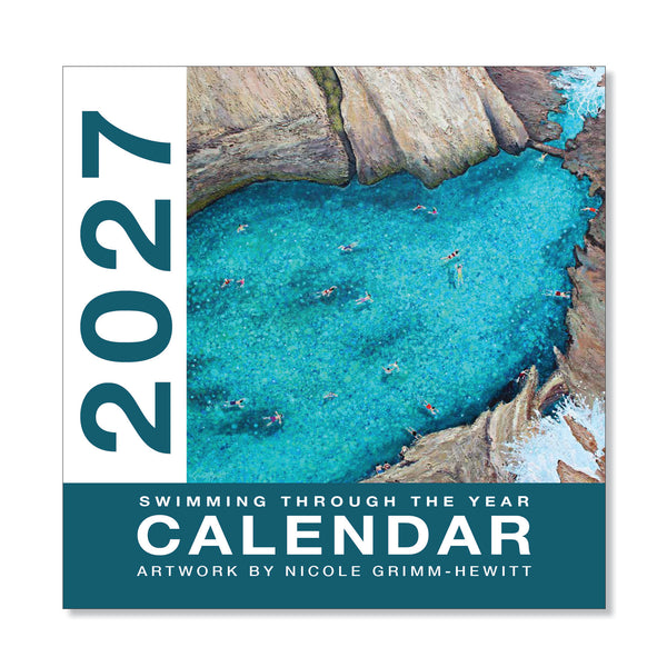 2027 Calendar - Beaches and Rock Pools
