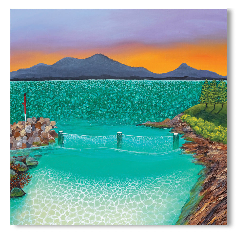 Card - Beneath Bruce Steer Pool - Bermagui