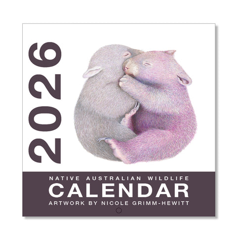 2026 Calendar - Australian Wildlife Illustrations