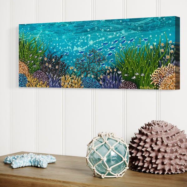 'Canvas Aquarium' - Acrylic on Canvas