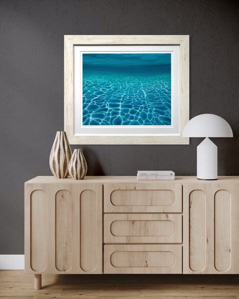 'Sunlit Seabed' Framed Print