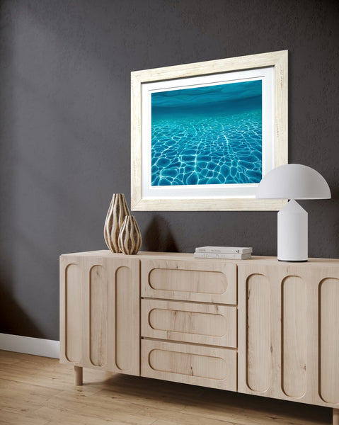 'Sunlit Seabed' Framed Print
