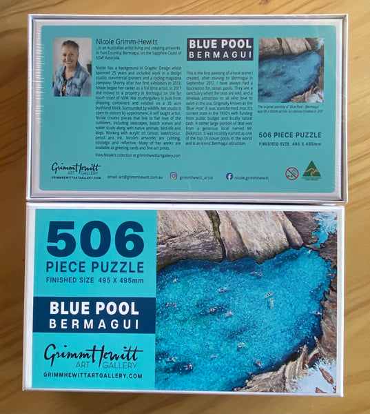 'Blue Pool - Bermagui' Jigsaw Puzzle