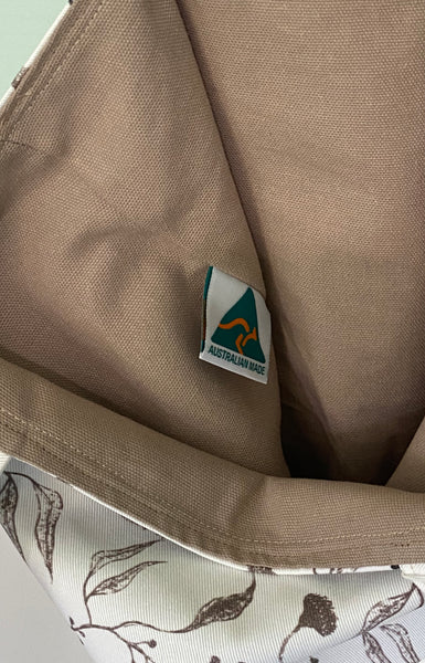 Tote Bag - Magpie Couple - vanilla