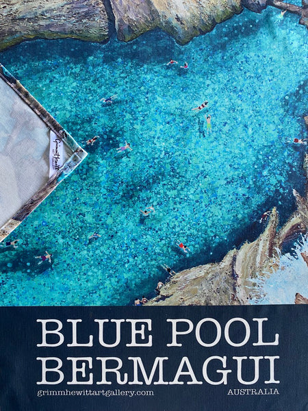 Tea Towel - Blue Pool Bermagui