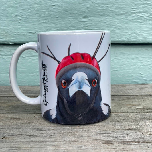 Mug - Bird Brain Red