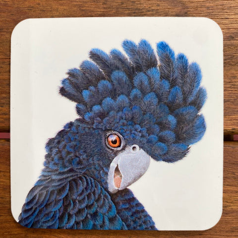Coasters - Black Cockatoo