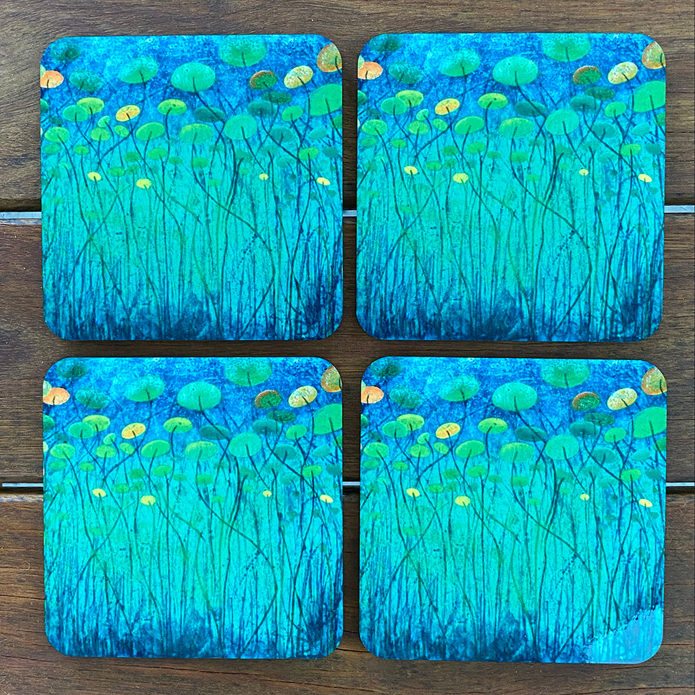 Coasters - Underwater Lilies