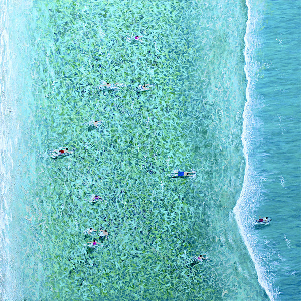 'Life's a Little Beach' triptych